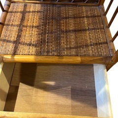 ラタン長収納家具の画像