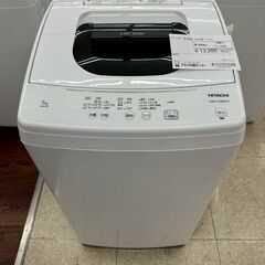 ★リユースのサカイ高崎店★TJ13397 HITACHI 洗濯機 5kg 2020年製 動作確認／クリーニング済みの画像