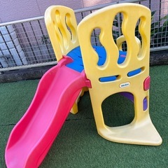 定価約33000円　リトルタイクス　かくれんぼクライマー　滑り台　大型遊具の画像