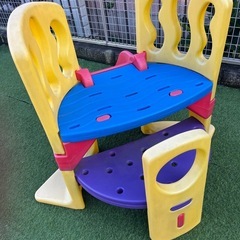 定価約33000円　リトルタイクス　かくれんぼクライマー　滑り台　大型遊具の画像