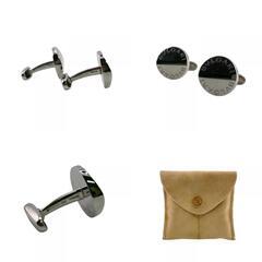 ブルガリ BVLGARI カフス ブルガリブルガリ カフリンクス ロゴラウンド シルバーの画像