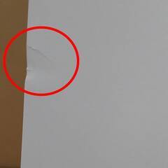 【割引・へこみ傷】ハンガーラック フチカラー：ホワイト　お譲り致します。幅63cm×奥行30cm×高さ90cm 子供家具 完成品の画像