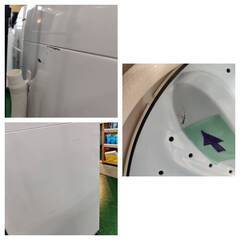 【愛品倶楽部柏店】 Hisense ハイセンス 2024年製 7.5kg 全自動洗濯機 HW-DG75C ※パルセーターに大きなキズ有 インバーター搭載の画像