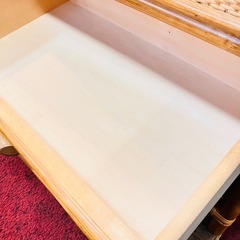 ラタン　チェスト　　4段チェスト　籐　昭和レトロ　ヴィンテージ　美品の画像