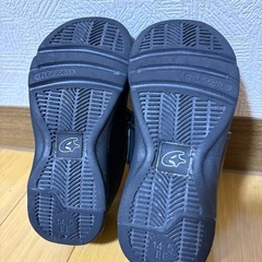 【美品】ムーンスター14.5cm　ローファー　通園用黒革靴　えいすう幼稚園 の画像