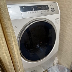 SHARP ドラム式洗濯機2018年製の画像