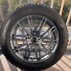 80系ハリアーに使用してい
ました。スタッドレスタイヤ＆ホイール 4本セット　225/60R18の画像