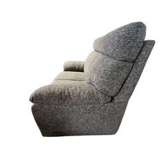 2人掛けソファ ヤマダオリジナル 布張り シンプル ブラウン★S3427Aの画像