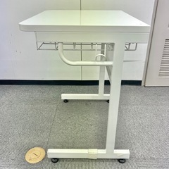 【引き取りに来てくださる方のみ】 カグクロ ホワイト学習用デスク 600×500×700の画像