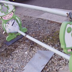 単管プラガード ・塩ビパイプ?バリケード　汚れ傷､錆ありの画像