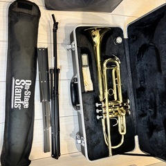 トランペット（楽譜縦付）の画像