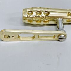 パワーハンドル アリゲーター用 ハンドル ゴールド 釣具 釣り用品 アクセサリー カスタム リール用 ノブ パーツの画像