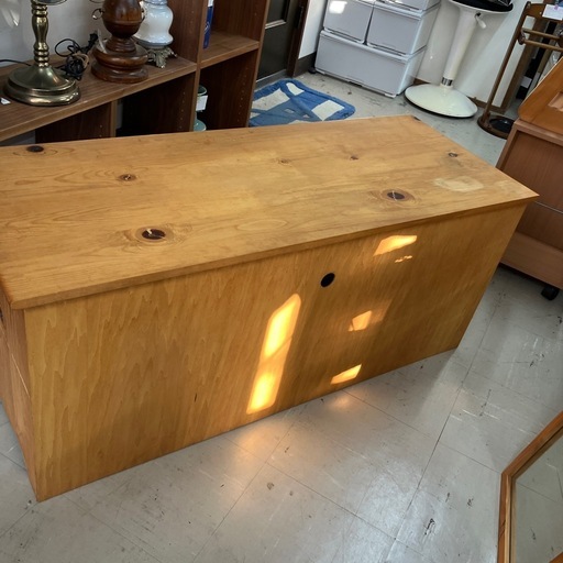 ロ2511-448 カントリー家具　テレビボード　ハートで繋がる温かさ　キズ汚れ有り