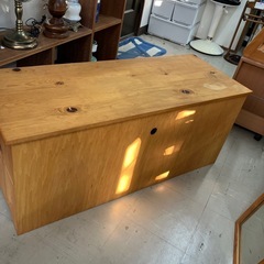 ロ2511-448 カントリー家具　テレビボード　ハートで繋がる温かさ　キズ汚れ有りの画像