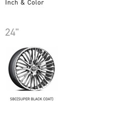 WALD24インチホイール　LX600用の画像