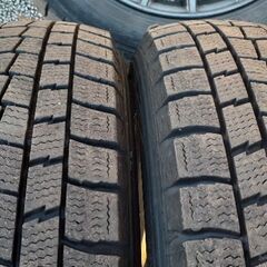 軽自動車に！アルミつき！ダンロップ　ウィンターマックス　155/65/14の画像