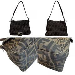 フェンディ FENDI ショルダーバッグ ズッカ柄 マンマバゲット ワンショルダーバッグ ブラウンの画像