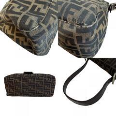 フェンディ FENDI ショルダーバッグ ズッカ柄 マンマバゲット ワンショルダーバッグ ブラウンの画像