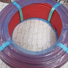 弥栄 EMEEF/F 2×2.0 赤ケーブル 未使用 23年 100ｍ 11kg【ハンズクラフト宜野湾店】の画像