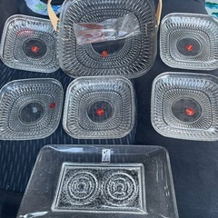 ガラス果物皿セット　　新品の画像