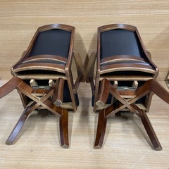 e17 【回転式 ダイニングチェア】二脚セットの画像