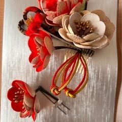 髪飾り 成人式の画像