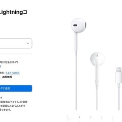 【新品】Apple   純正イヤホンの画像
