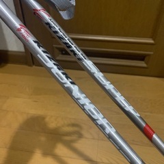 KIZAKI 85cm スキーストック　シルバーの画像