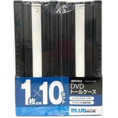 【未開封品】DVDトールケース 1枚収納×10セット の画像