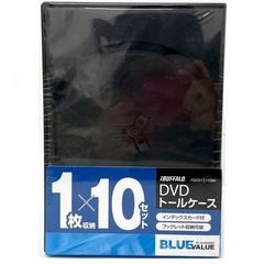 【未開封品】DVDトールケース 1枚収納×10セット の画像