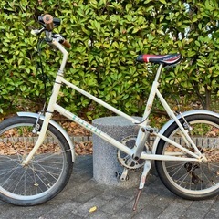 20インチ　小径車　自転車 白色　三鷹市　吉祥寺　仙川の画像