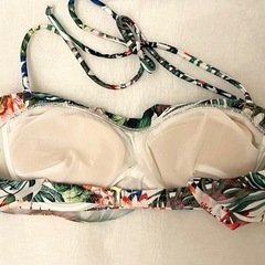 未使用値札タグ付 水着 PEAK＆PINE Defilious ビキニ 花柄 定価18700円 ピーク＆パイン デフィリアス フリル フラワー 9M ボタニカルの画像