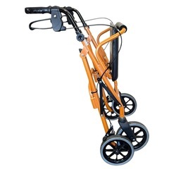 【極美品】歩行器 竹虎 ハッピー II NB オレンジメタリックの画像