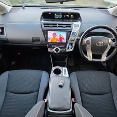 プリウスα☆S☆後期型☆車検令和9年12月☆アルパイン9インチナビ☆CD☆DVD☆地デジTV☆Bluetooth☆ETC☆バックカメラ☆スマートキー×2の画像