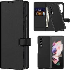 Samsung Galaxy z fold 3専用ケース 手帳型カバー 高級PUの画像