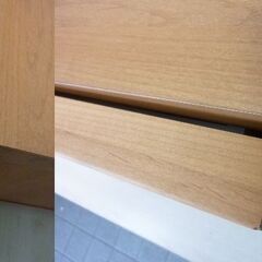 ※取引中/売約済***********無料差し上げます　未使用/新品　訳あり　テレビ台 幅120cm テレビボード アルダー無垢 天然木 マルチ収納 完成品 ナチュラル　　　　　　の画像