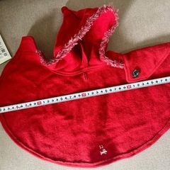 【高級】犬服、ウール製小型犬向けケープ（ポンチョ）の画像