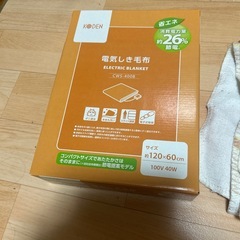 【女性使用品】電気しき毛布の画像