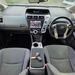 プリウスα☆S☆車検令和9年4月☆純正SDナビ☆CD☆DVD☆地デジTV☆Bluetooth☆ビルトインETC☆バックカメラ☆スマートキー×2の画像