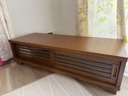 家具のまち大川家具 手作り家具工房日本の匠 茶褐色 テレビボード ローボード 木製