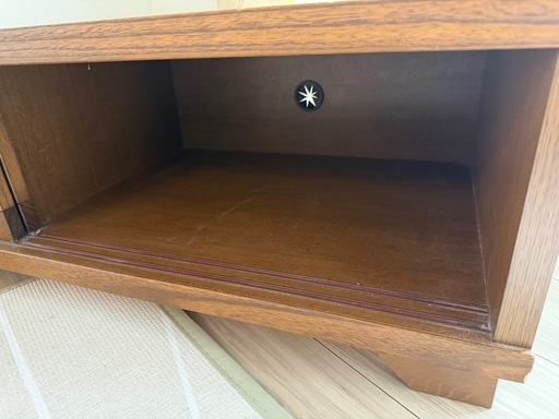 家具のまち大川家具 手作り家具工房日本の匠 茶褐色 テレビボード ローボード 木製