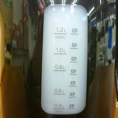 ☆NITORI 電気ケトル HV2S01 1.2L 2024年製 ブラック ニトリ 両サイド窓付き 黒 札幌市 豊平区 平岸店の画像