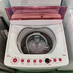 【愛品倶楽部柏店】 Haier ハイアール 2020年製 5.5kg 全自動洗濯機 JW-C55FKの画像