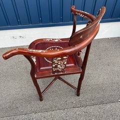 螺鈿細工 チェア 唐木家具 花鳥図①の画像