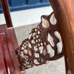 螺鈿細工 チェア 唐木家具 花鳥図①の画像