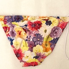 未着用 PEAK&PINE ピーク&パイン デフィリアス　ワイヤーフリル ビキニ 水着 花柄 フラワー Defilious 9号 Mサイズの画像