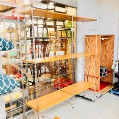 無印良品  MUJI  無印　ステンレス ユニットシェルフ 美品　シンプル　Muji の画像