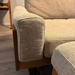 unico ソファー3シーター　オットマン付きの画像