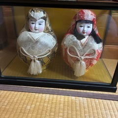 縁起物の姫ダルマ美品ですの画像