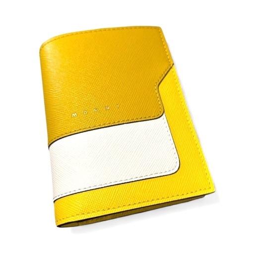 【本日削除】Marni 二つ折り財布　イエロー